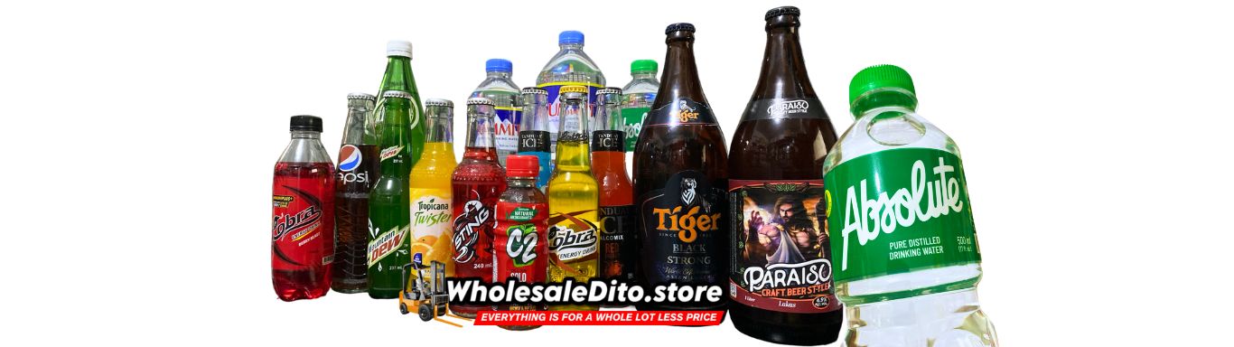 Comparison of alcoholic and non-alcoholic beverage products on shelves