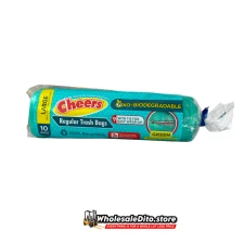 Cheers Regular Trash Bag Green Medium Wholesale