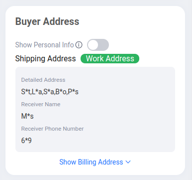 Scrutinizing billing and shipping address on Lazada